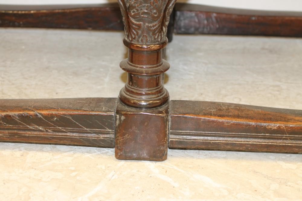 AN OAK REFECTORY TABLE Image
