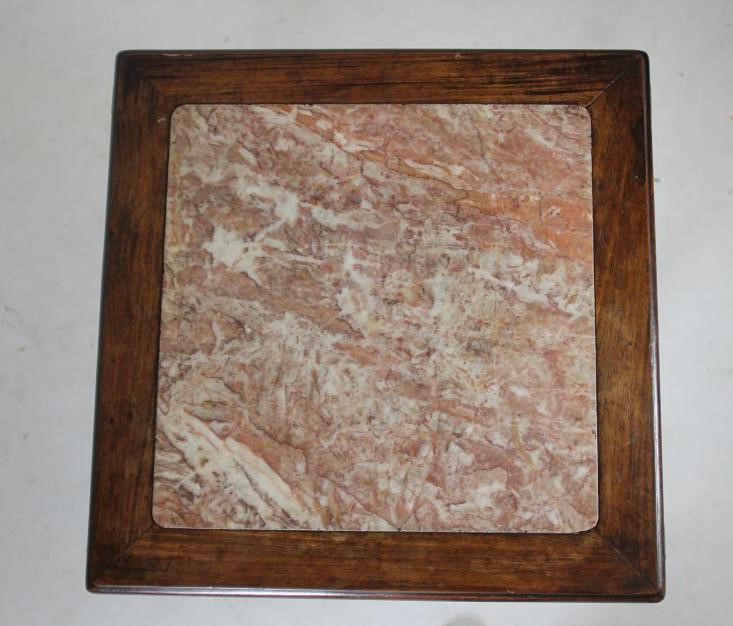 A CHINESE PADOUK WOOD JARDINIERE STAND Image