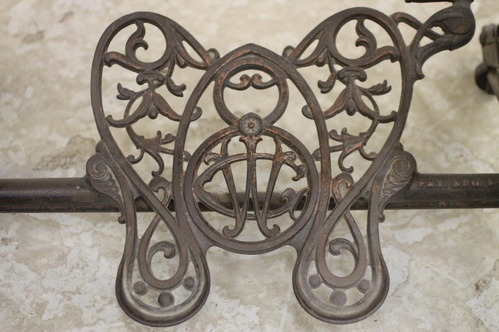 A VICTORIAN SEWING MACHINE by Willcox & Gibbs Image