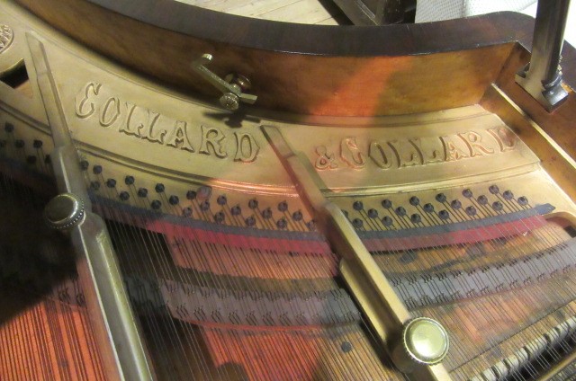 A VICTORIAN ROSEWOOD CASED "METAL SEMI GRAND" PIANO by Collard & Collard Image