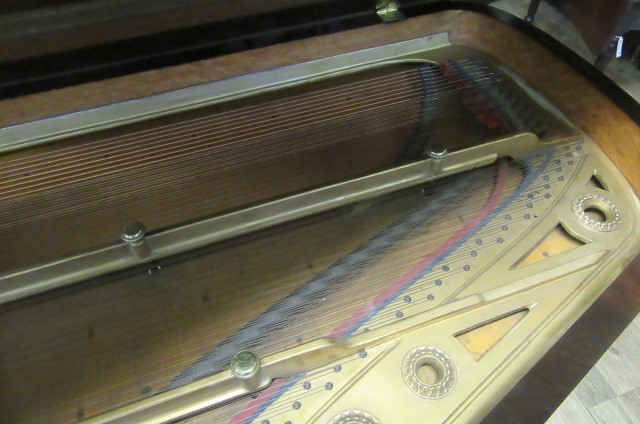 A VICTORIAN ROSEWOOD CASED "METAL SEMI GRAND" PIANO by Collard & Collard Image