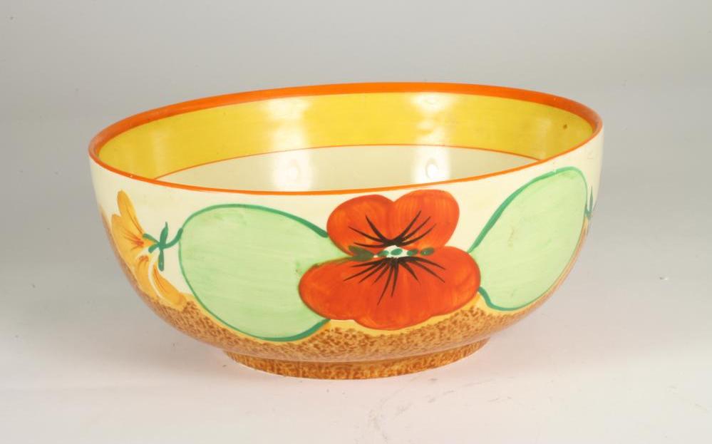 A CLARICE CLIFF NEWPORT POTTERY BIZARRE BOWL Image