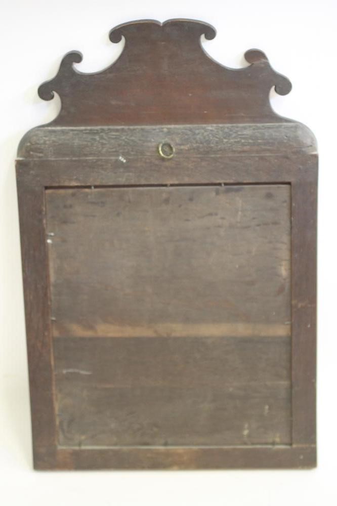 A DUTCH SATINWOOD FRET PIER GLASS Image