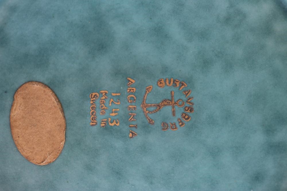 A GUSTAVSBERG ARGENTA POTTERY VASE Image