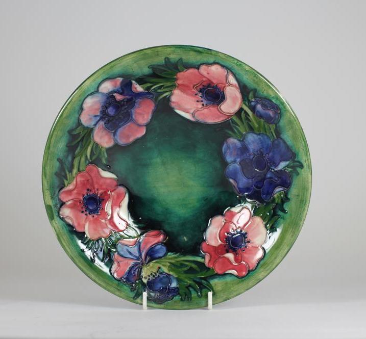 A MOORCROFT POTTERY DISH Image