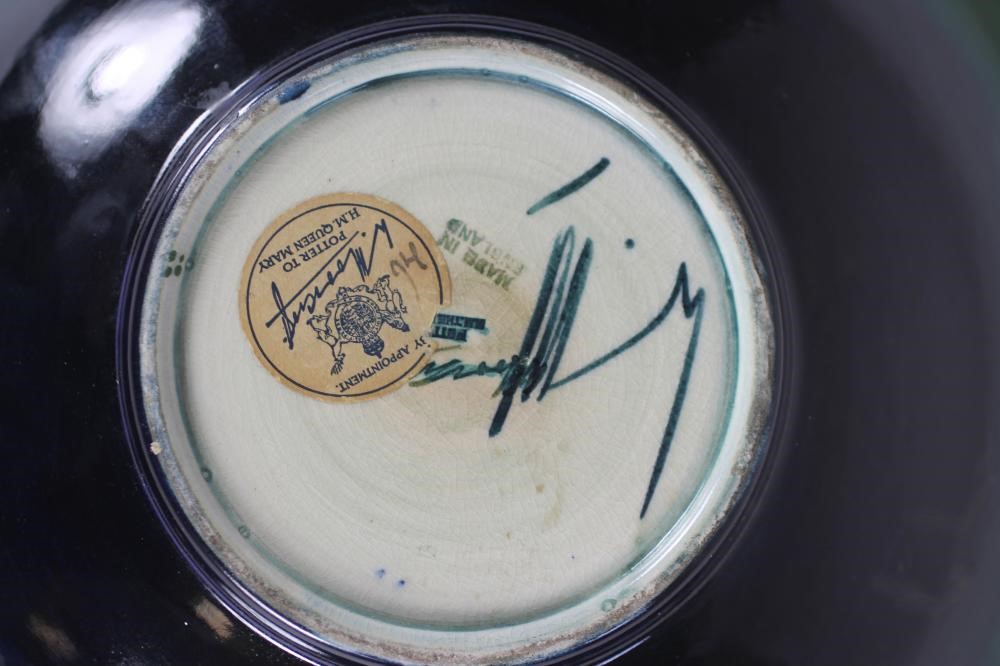 A MOORCROFT POTTERY DISH Image