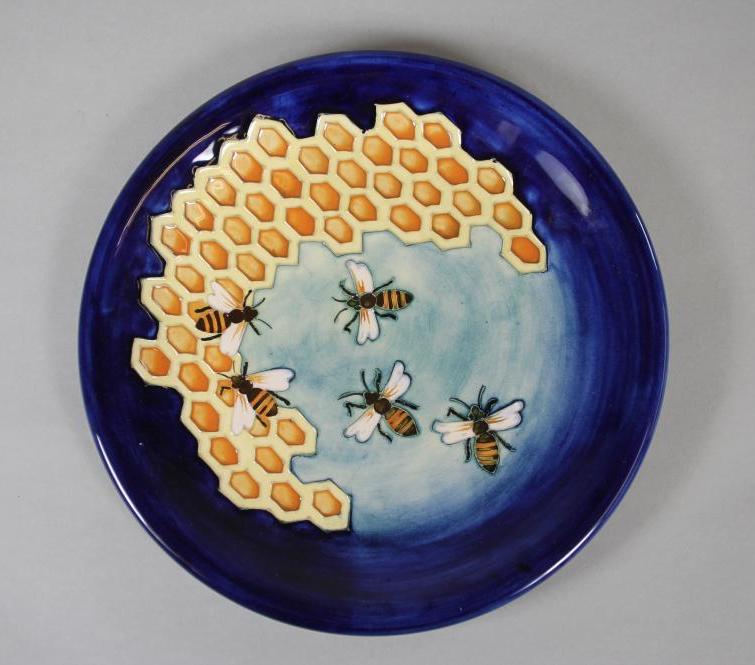 A MOORCROFT POTTERY DISH Image