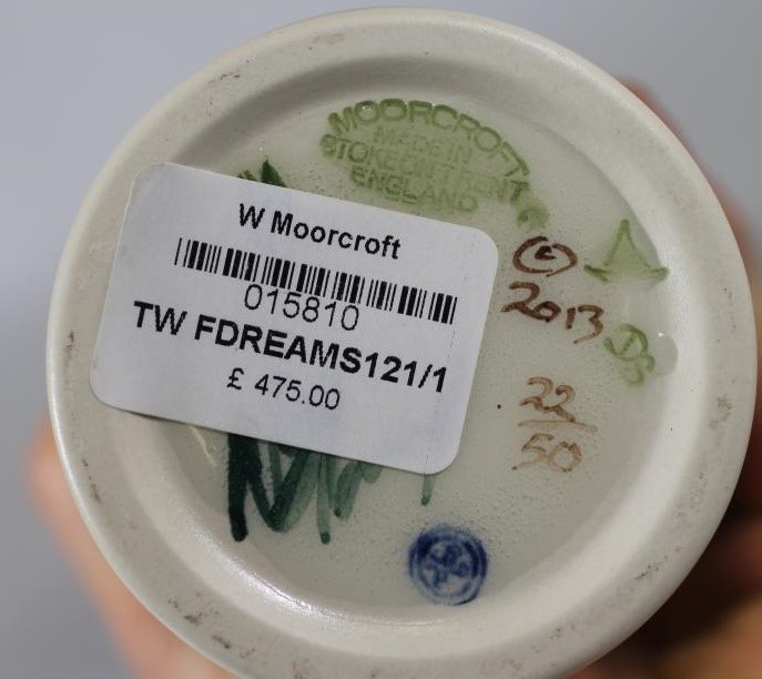 A MOORCROFT POTTERY LIMITED EDITION VASE Image