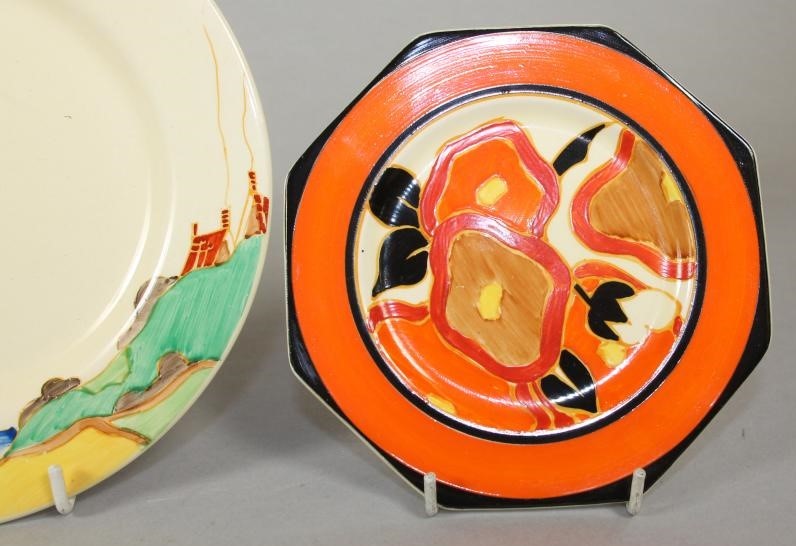A CLARICE CLIFF NEWPORT POTTERY BIZARRE PLATE Image