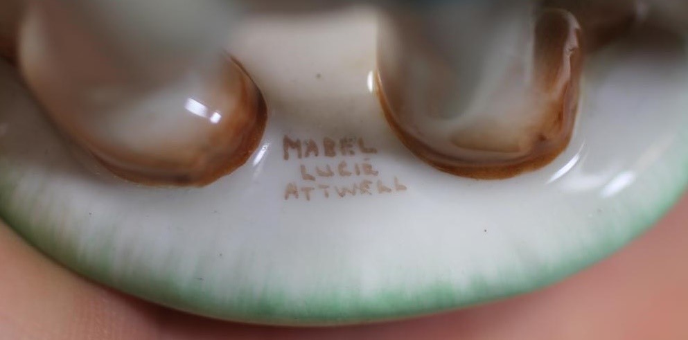 A SHELLEY MABEL LUCIE ATTWELL CHINA FIGURE Image