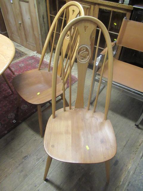 FOUR ERCOL CHAIRS Image