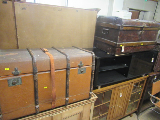 TWO TRAVEL TRUNKS Image