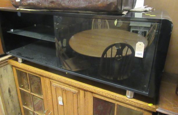 MODERN BLACK TV CABINET Image