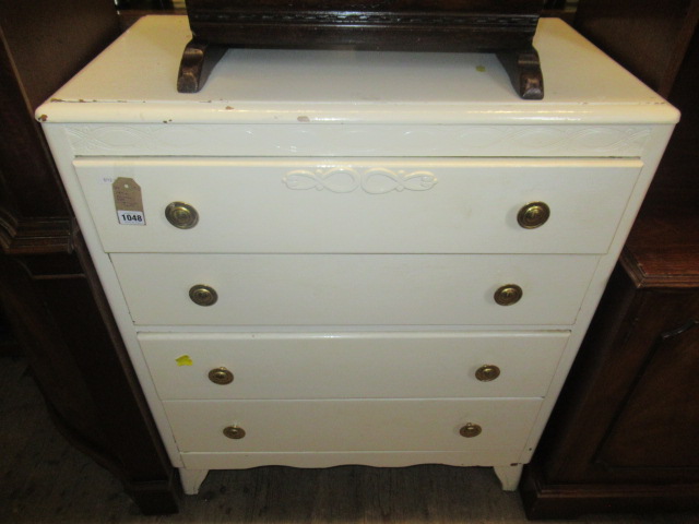 1950S PAINTED CHEST OF DRAWERS Image