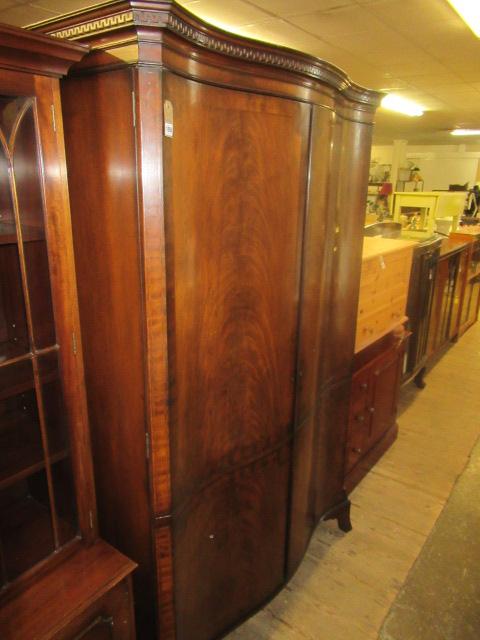 BOW FRONT INLAID WARDROBE Image