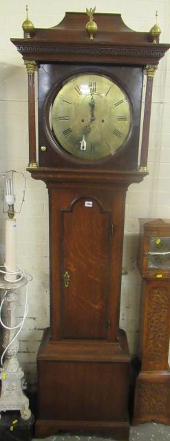 JOHN MASON OF BAWTRY OAK AND MAHOGANY LONGCASE CLOCK Image