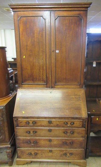 OAK BUREAU BOOKCASE Image