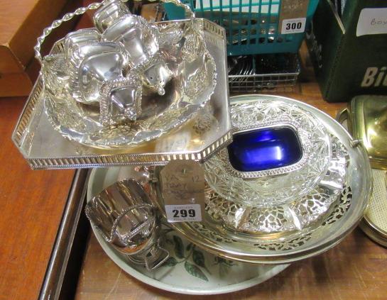 TRAY OF PLATED WARE ETC Image