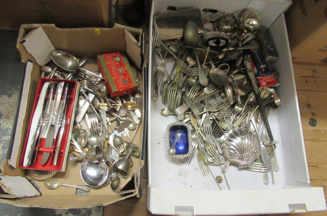 TWO BOXES OF EPNS CUTLERY Image