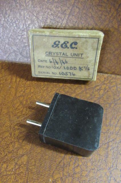 1946 COMPLETE GEC RADIO CRYSTAL UNIT Image