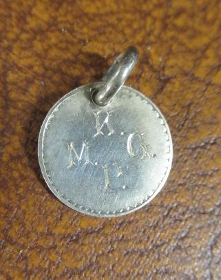 VICTORIAN SWEETHEART MEDAL FOR CLIMBING SCARFELL PIKE 1894 Image
