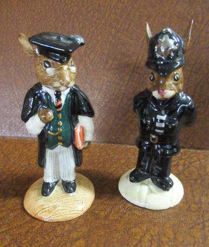 TWO ROYAL DOULTON bunnykin figures Image