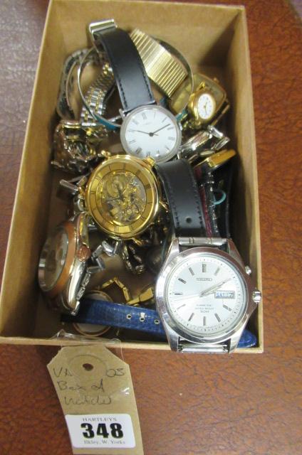 BOX OF WATCHES Image