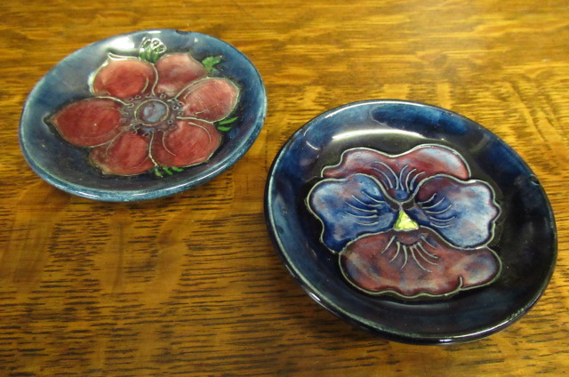 TWO MOORCROFT PIN DISHES Image