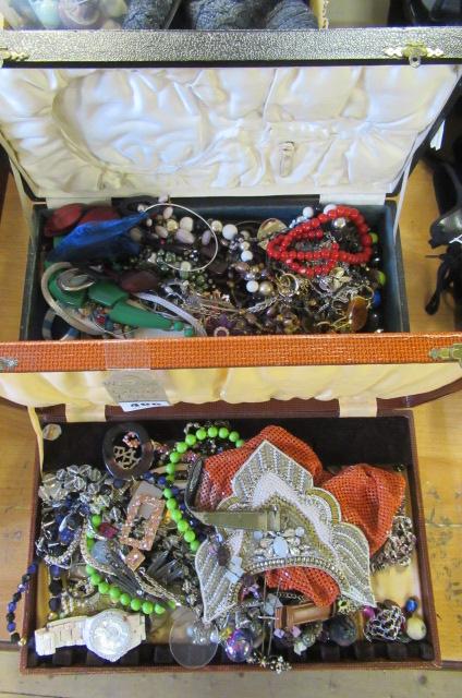 TWO CASES OF COSTUME JEWELLERY Image