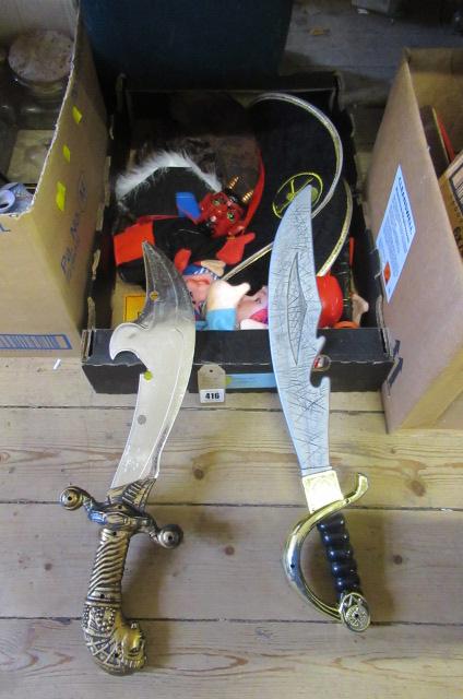 BOX OF PUPPETS AND TOYS   Image