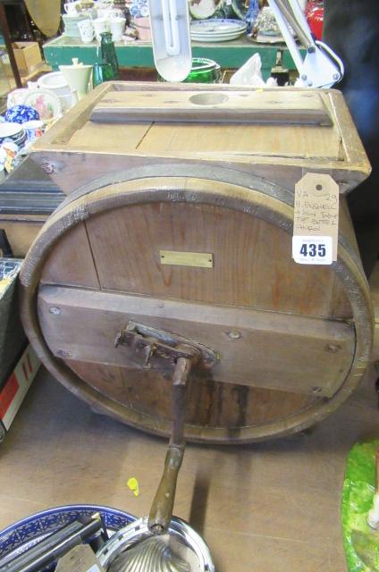 H BUSHELL AND SON TABLE TOP BUTTER CHURN Image