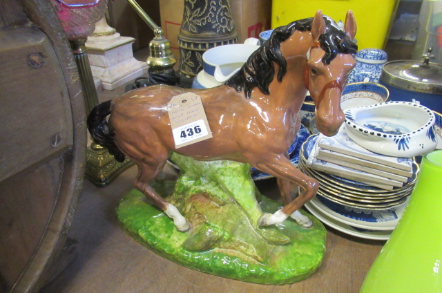 LARGE VINTAGE CHINA HORSE  Image