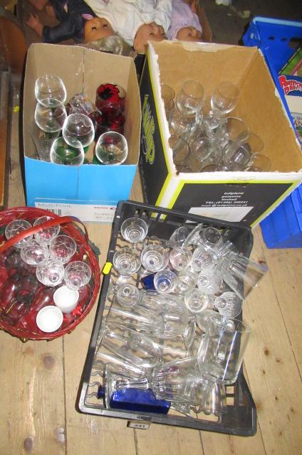 FOUR BOXES OF GLASS Image