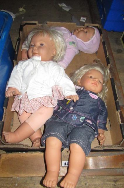 THREE ZAPF CREATION DOLLS Image