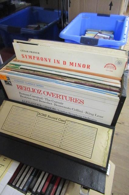 CASE OF LP RECORDS Image