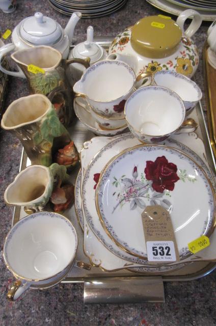 ROYAL STAFFORD ROSES TO REMEMBER PATTERN TEASET Image
