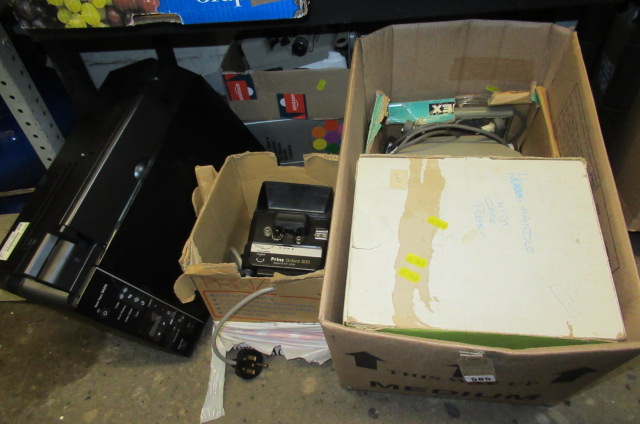 BOXED PROJECTOR  CAMERA AND PRINTER Image