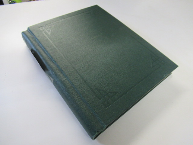 GREEN ALBUM OF MINT AND USED BRITISH STAMPS Image