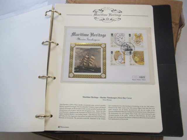 MINT MARITIME HERITAGE WORLD COIN STAMP ALBUM Image