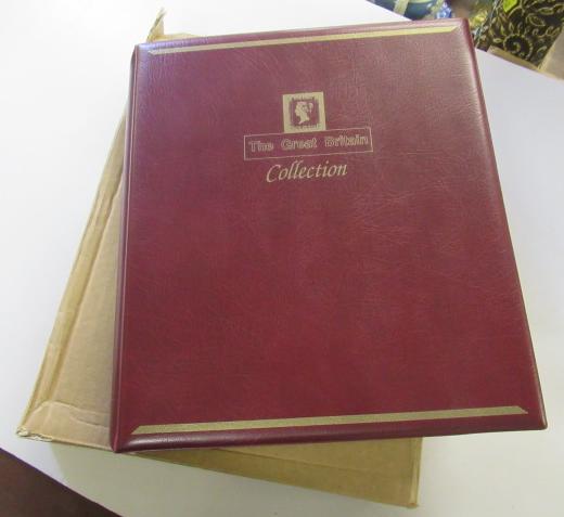 MINT GB COLLECTION BOOK 1970-90 STAMP ALBUM Image