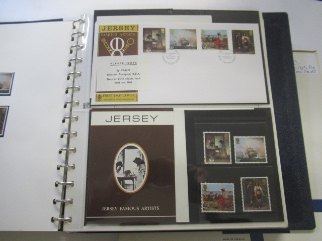 MINT ALBUM OF CHANNEL ISLAND FIRST DAY COVERS AND PRESENTATION PACKS Image