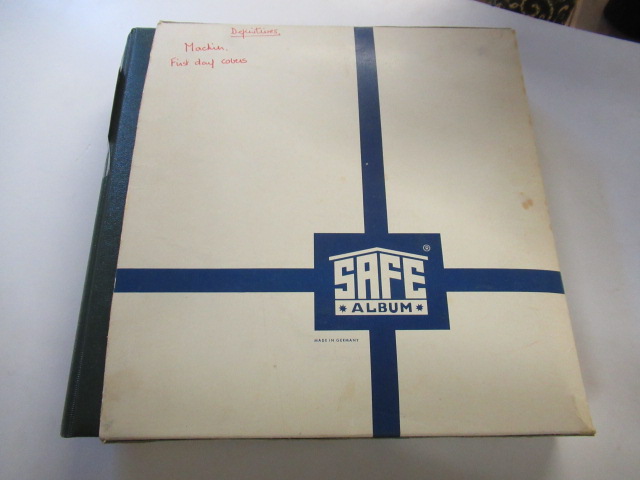 GREEN ALBUM OF MACHIN FIRST DAY COVERS Image