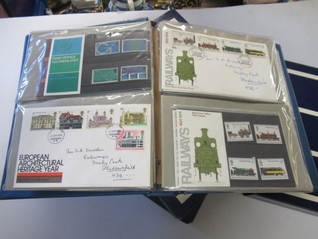 THREE ALBUMS OF MINT FIRST DAY COVERS Image