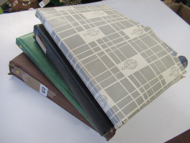 FOUR ALBUMS OF MINT BLOCKS OF STAMPS INCLUDING HIGH VALUE EXAMPLES Image