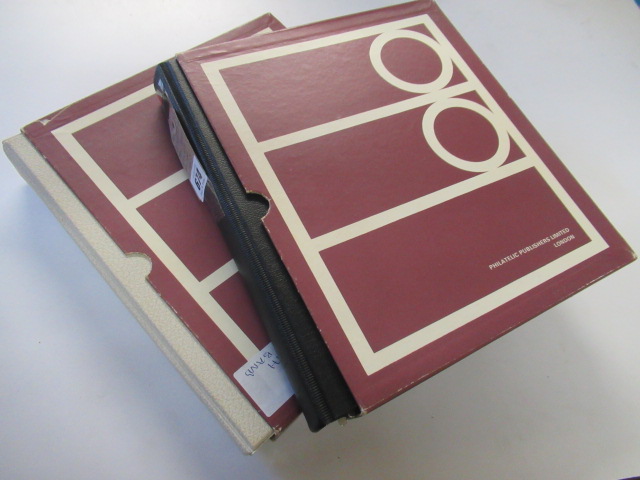 TWO ALBUMS OF MINT BLOCKS OF BRITISH STAMPS Image