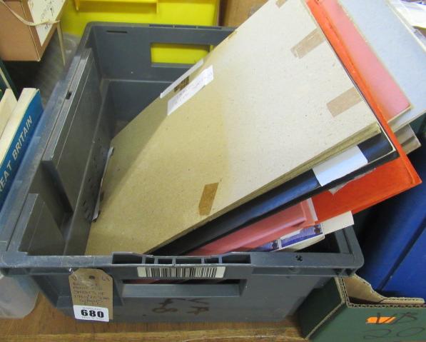 BOX OF MINT SHEETS OF 1960S / 70S STAMPS Image