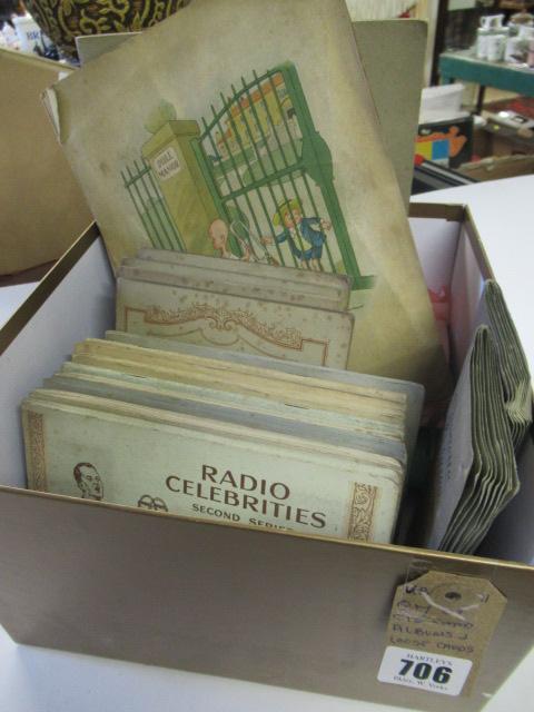 QUANTITY OF CIGARETTE CARD ALBUMS AND LOOSE CARDS Image