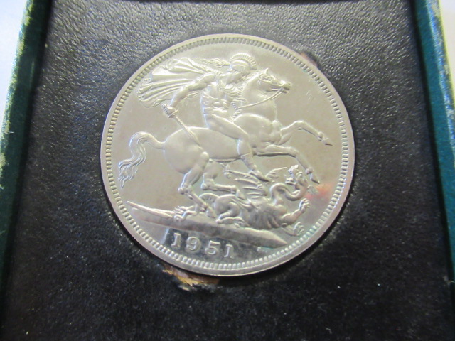 CASED 1951 FESTIVAL OF BRITAIN CROWN Image