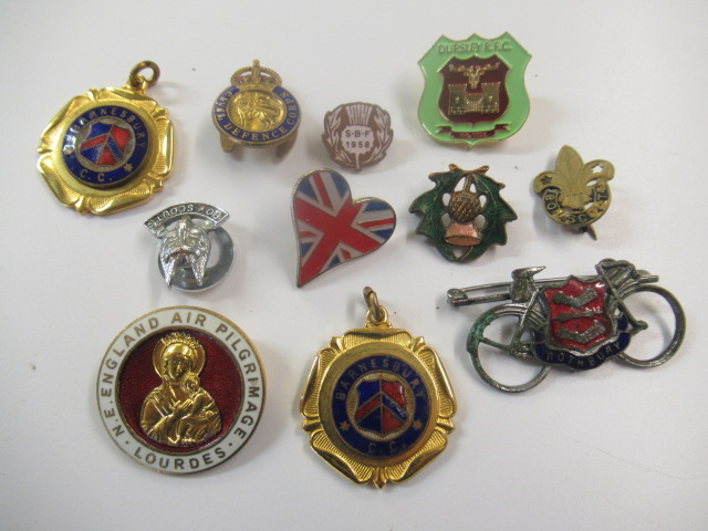 QUANTITY OF ENAMEL BADGES ETC Image