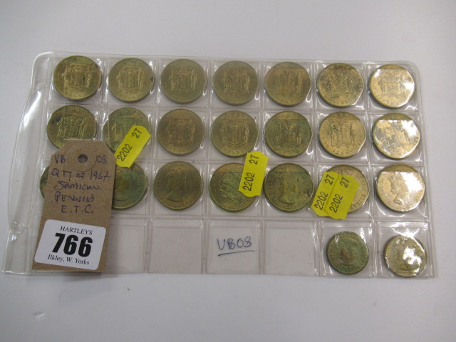QUANTITY OF 1967 JAMAICAN PENNIES ETC Image